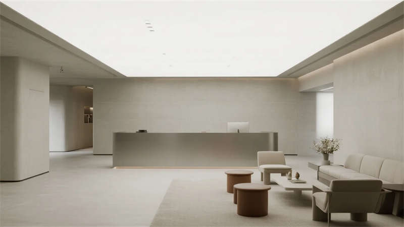 合肥辦公室展廳設計，科技與自然交融的極簡美學